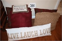 Collection Of Decorative Pillows (Rm 8)