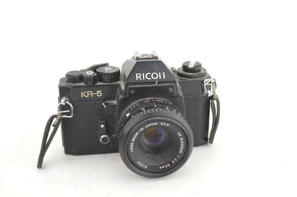 RICOH KR-5 (BLACK)  35MM SLR CAMERA