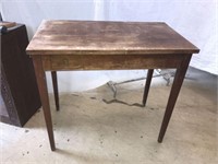 Antique Handmade Wooden Sewing Table