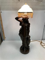 Antique electric lamp -. Works