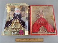 2ct Holiday Barbie Dolls