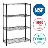 N2506  BestOffice 4Shelf Garage Wire Shelving