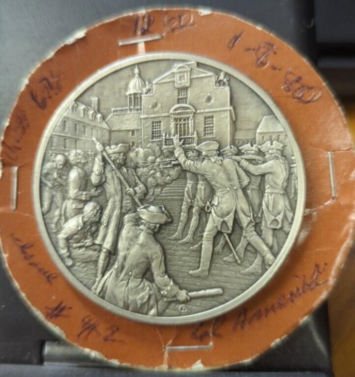 Ultra rare Boston massacre token