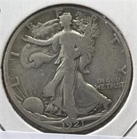 1921S Liberty Half Dollar Key