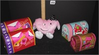 Cute Valentines Day Mailbox Lot with stuffed