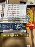 Collection of DVDs: Harry Potter, The Office, etc.
