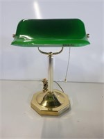 Desk Lamp w/ Glass Shade
