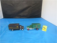 1 UPS & 1 Railway Express Agency Trucks