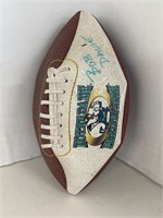 Orig. autographed Bob Davie Mini Football