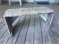 Primitive Bench Plant Stand