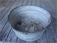 #2 Galvanized Wash Tub