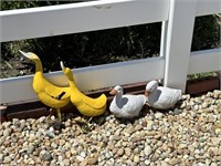 geese yard art