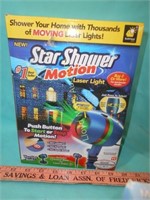 Star Shower Motion Laser Light Projector - NIB