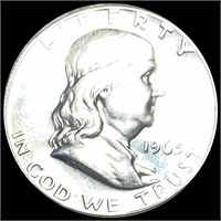 1963 Franklin Half Dollar CLOSELY UNCIRCULATED
