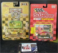 2 NASCAR Diecast NIB+ Autograph