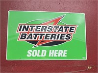 Interstate Battery Sign 31"x48"
