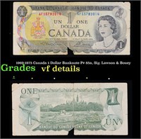 1969-1975 Canada 1 Dollar Banknote P# 85a, Sig. La