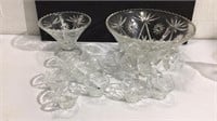Glass Punch Bowl Set M12C