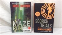 F3). 2 YOUNG ADULT, SOFT COVER BOOKS, THE MAZE
