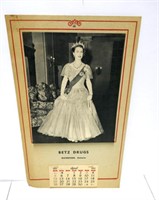 1953 Betz's Drugs Waterford Calendar