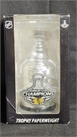 Chicago Blackhawks Stanley Cup Trophy Paperweight