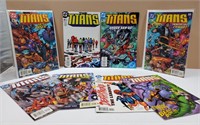 Lot of 8 TITANS Comics