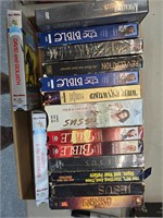 Christian VHS Movie Lot of 16