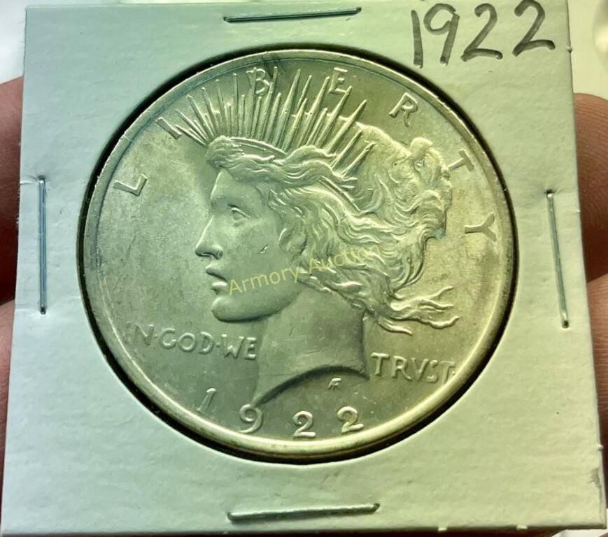 1922 SILVER PEACE DOLLAR