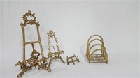 5 BRASS STANDS