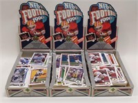 Lot Of 1991 NFL Football Cards In Display Boxes