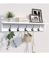New Bameos wall hook shelf in white