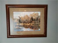 The Landing Awesome Framed Duck Print