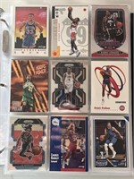 Lot of 9 NBA Basketball Prizm, Color, Rookies