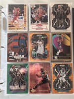 Lot of 9 NBA Basketball Prizm, Color, Rookies