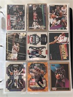 Lot of 9 NBA Basketball Prizm, Color, Rookies