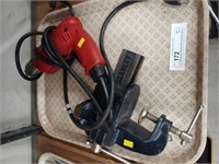1/2" Milwaukee Electric Drill & Stanley Vice