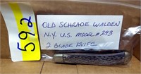 OLD SCHRADE WALDEN  N.Y. US MODEL #293