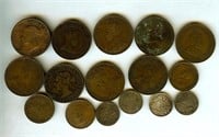 16 Canada Mixed Dates Some Early Silver