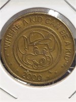 2000 chuck e. Cheese token