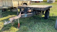 78' x 9" Flat Bed Trailer on truck bed frame