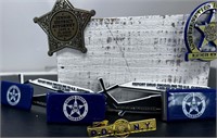 Junior sheriff and US Marshal memorabilia