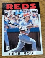 1986 Topps BLANK BACK Pete Rose RARE