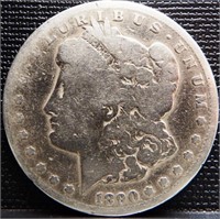 1890-CC Carson City Morgan Silver Dollar - Coin