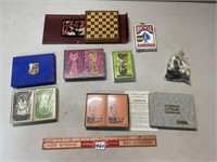 VARIOUS VINTAGE PLAYING CARDS MORE