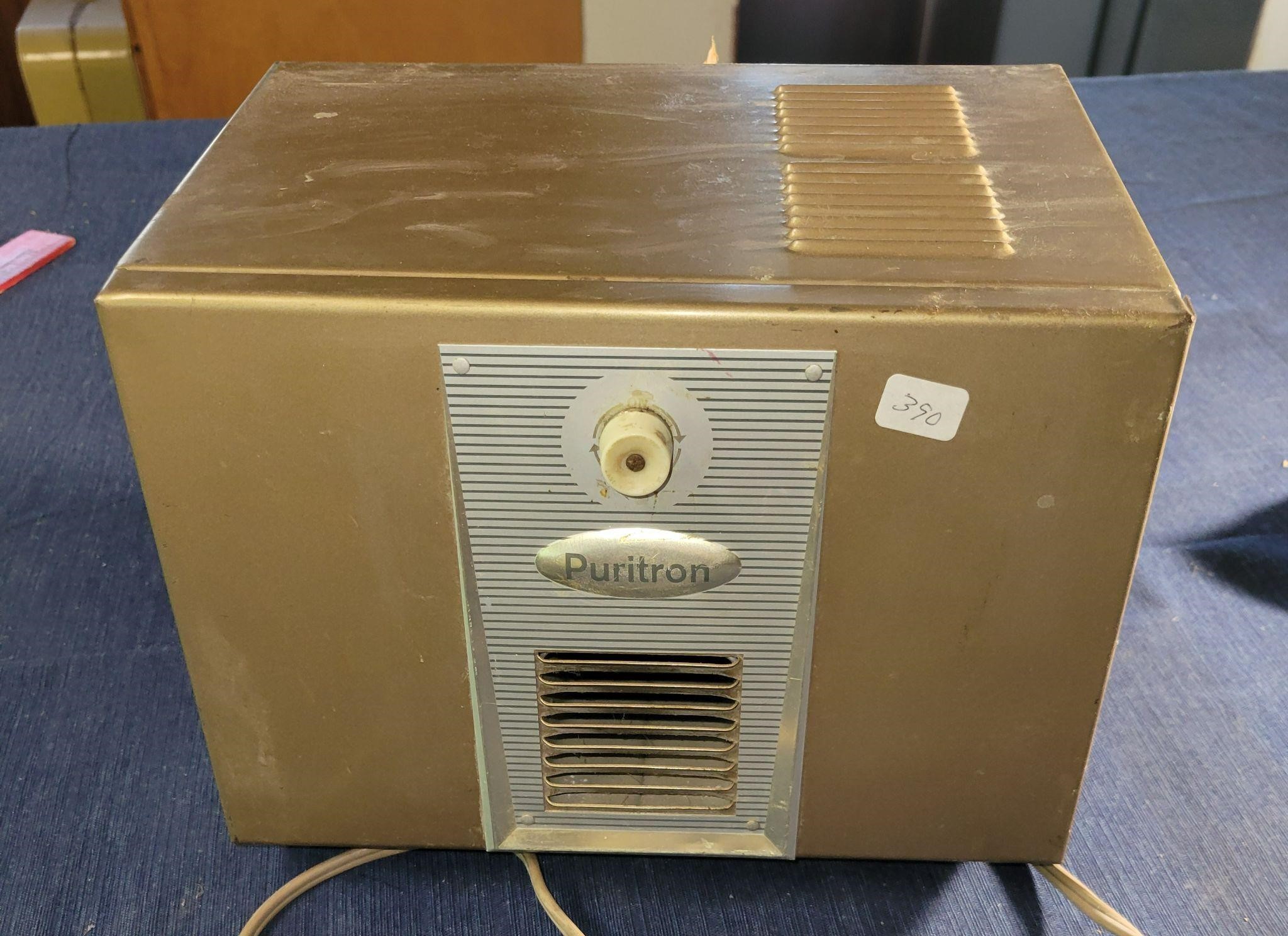 Vintage Puritron Air Purifier Model F-30