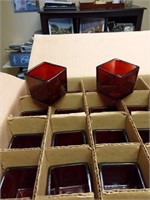 Votive Holders.  Red. , 2 x 2  box of 50