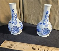 Pair of Spode bud vases