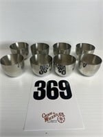 Kirk Stieff Pewter Monticello Collection 8 cups