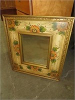HAND PAINTED WALL MIRROR