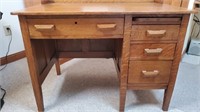 Vintage oak desk.